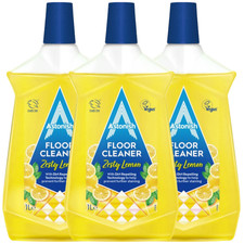 3 x 1L Astonish Floor Cleaner Zesty Lemon – Multi-Surface Antibacterial Cleaning 3.66 per litre