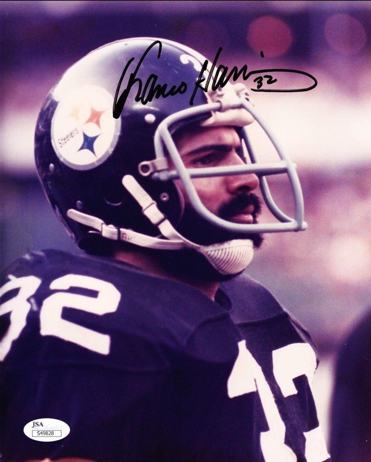 Franco Harris Autographed Signed Pittsburgh Steelers 8x10 Photo (JSA COA) 