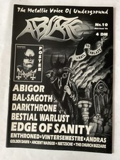 ABLAZE NR. 10 1996 BLACK METAL MAGAZINE ABIGO...