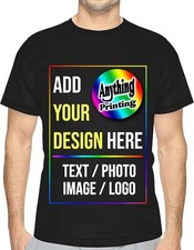 Custom T-Shirt Design DIY Your Own Text Image Logo Photo