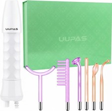 Appareil Haute Fréquence Visage UUPAS 6 Tubes Néon Argon Anti-Acné Rides Beauté