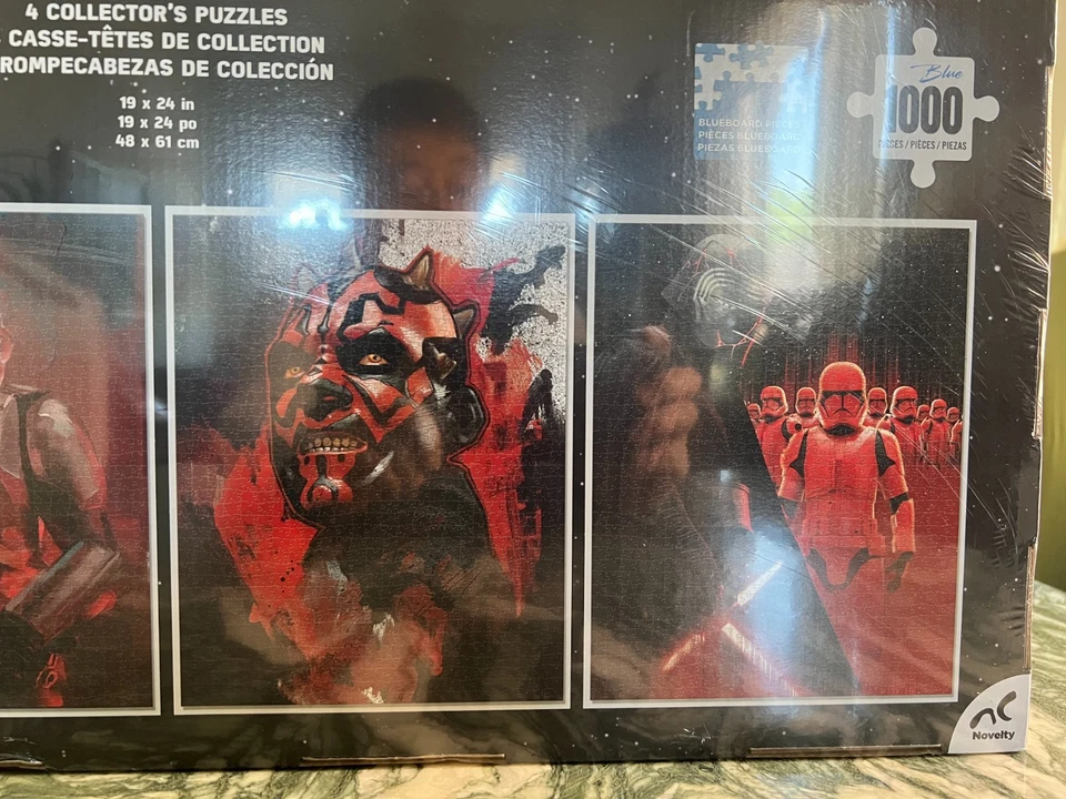 Star Wars 1000 Piezas Puzzles Pack de 4 Disney Novedad Coleccionistas Regalo Foto 4 de 4