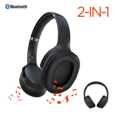 Flip 2-in-1 Headphones Plus Speaker Black
