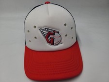 Cleveland Guardians Foam Mesh Trucker Snapback (Fits Small) Hat Cap SGA MLB RWB