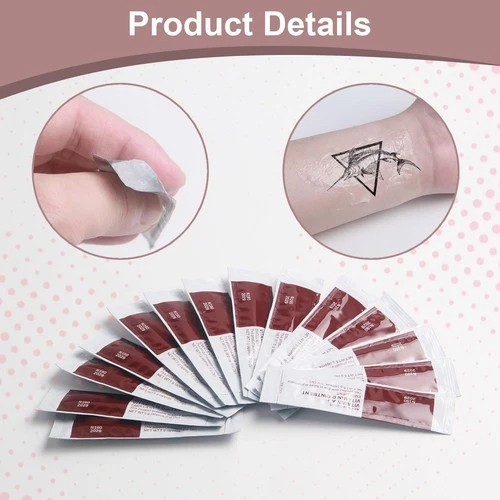 Tattoo Scar Repair Gel 50Pcs -Vitamin AandD Ointment for Tattoo Aftercare,Dry... image 5