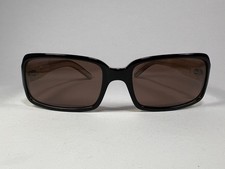 NOS Calvin Klein Collection 773SE Sunglasses 051 Black/Clear Brown Lens Vintage