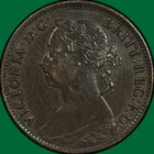 1883 Victoria Farthing — photo from another recent sale