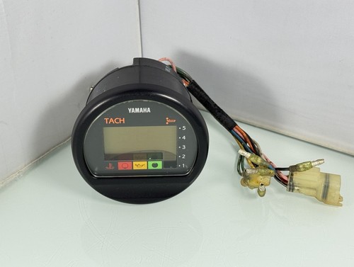Yamaha OEM TACH Marine LCD Multi Meter Gauge Tachometer Oil Engine Instrument - Bild 2 von 11