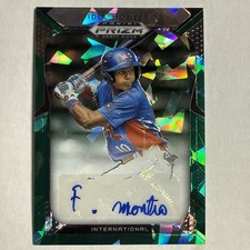 2019 Prizm Draft Green Ice Fidel Montero ROOKIE Auto 2/18 XQ