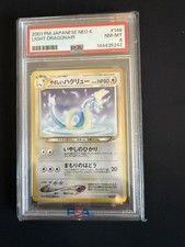 PSA 8 Light Dragonair Neo 4 #148 Neo Destiny Japanese Pokemon Card MINT