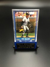Matt Williams 1988 Score Rookie On Card Auto SP /1988 SF Giants