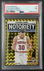 STEPHEN CURRY PSA 7 2024-25 PANINI MOSAIC #8 NOTORIETY GOLD PRIZM 7/10 WARRIORS