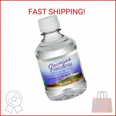 Georges Aloe Vera - 8 fl oz - 100% Aloe Vera - Bitter Free - Free Of Preservativ
