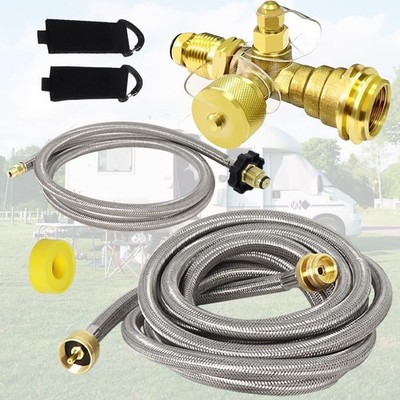 ???????????????? ???????????? ???????????????????????????? Extend a Stay RV Propane Kit, Propane Brass Te...