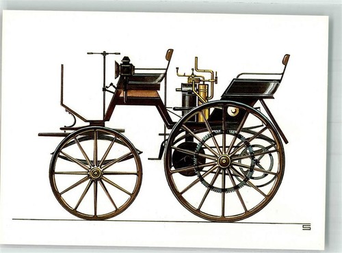 39900911 - Daimler Motorkutsche Mercedes sign. Swoboda , Planet Verlag Oldtimer