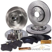 Atec 4X Bremsscheibe + BremsbelÄGe Vorne + Hinten FÜR Renault Megane 2 Scenic 2