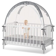 Crib Tent to Keep Baby from Climbing Out - Crib Net to Keep Baby in - Pop Up ...