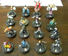 LOT OF 16 MARVEL HEROCLIX "WOLVERINE AND THE X-MEN" FIGURES w/CARDS EX MAY184