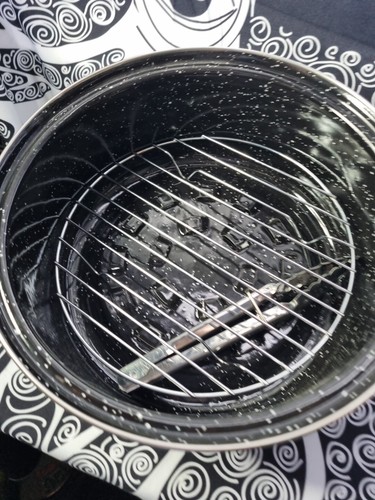 Open Fire Cooking Roast Pot, Let Any Fat Drain Direct To Fire 24cm Smokes - Picture 2 of 4
