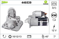 Valeo Starter 1.4 KW FüR Dacia Duster Lodgy 1.5 Dci Renault Kangoo Express Clio