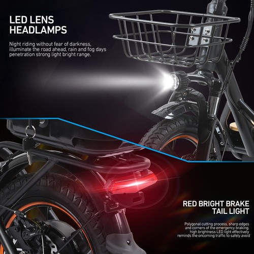 Ladped Electric Scooter with Seat, Foldable 750W 18Ah Battery 28mph UK STOCKMo - Picture 5 of 23