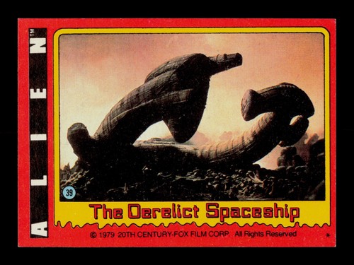 The Derelict Spaceship 39 Alien 1979 Trading Card TCG | eBay
