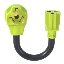 AOWEITOUR 30 Amp NEMA 10-30P Dryer Plug to 20 Amp NEMA 6-20R EV Power Adapter...