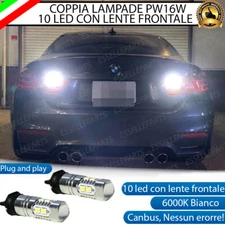 COPPIA LAMPADE PW16W LED CANBUS RETROMARCIA BMW SERIE 4 F32 F34 F36 F82 6000K