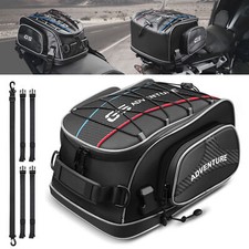 Motorcycle Tail Bag Seat Pack Travel Rear Luggage Rack Carry Bag Waterproof 15L