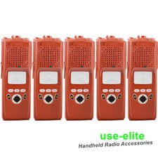 5PACK Replacement Housing Case Cover For XTS5000 Model 2 Radio Orange