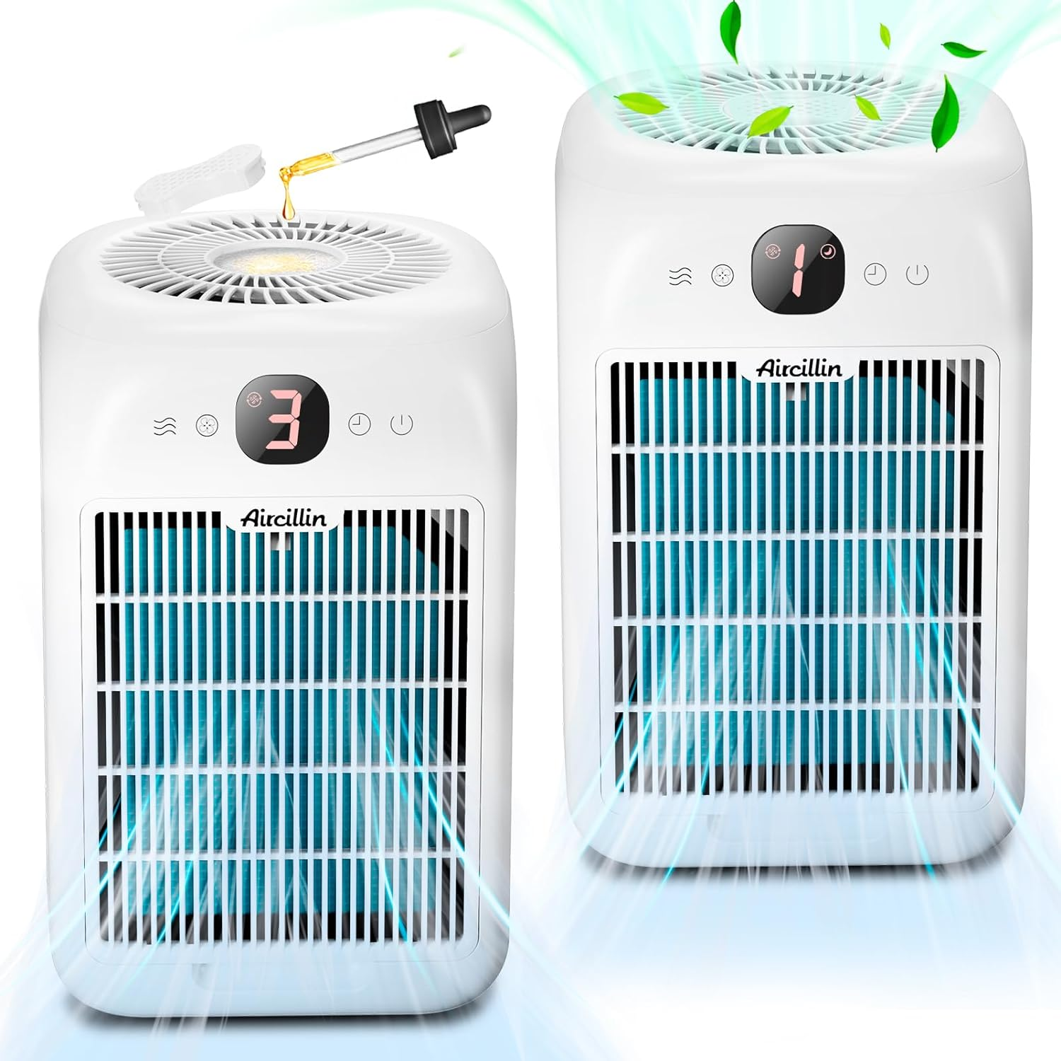 2-Pack Air Purifiers for Home Large Room up to 908 Sq Ft Each One, HEPA Air Puri