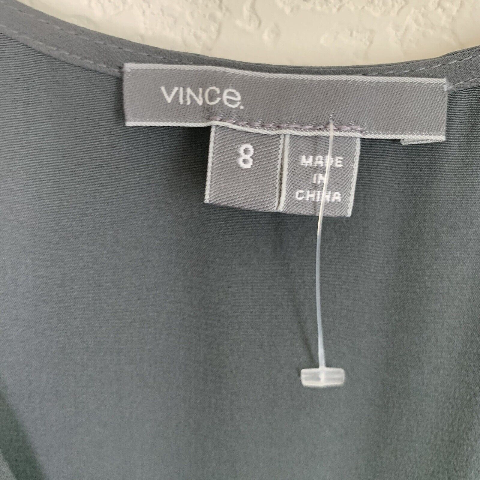 Vince Womens Gray 100% Silk Jumpsuit 8 - image 5