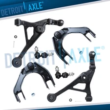 Front Upper Lower Control Arms Sway Bars for 1996 - 2000 Chrysler Cirrus Sebring
