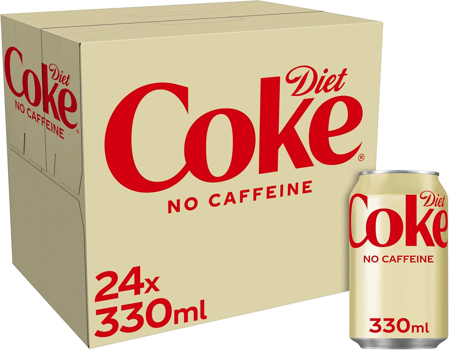 Diet Coke No Caffeine, 24 x 330 ml