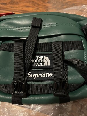 Supreme X The North Face Leather Mountain Waist Bag Dark Supreme X The North Face Leather Mountain Waist Bag Dark