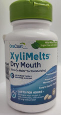 OraCoat XyliMelts Dry Mouth Relief Oral Adhering Discs Mild Mint 01/2027