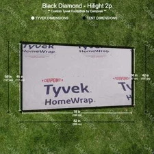 Tyvek Footprint for the Black Diamond Hilight 2p Tent