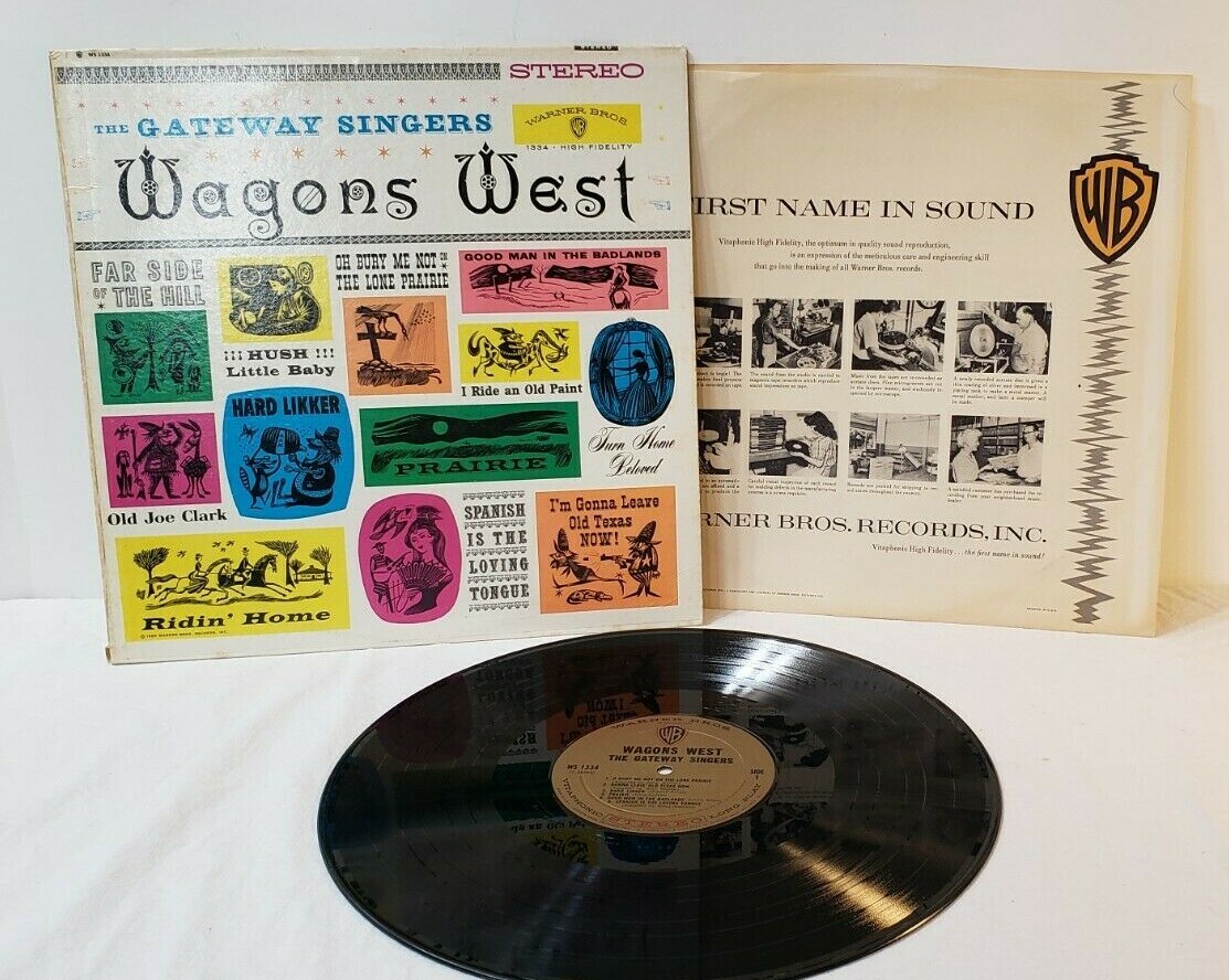 VTG Gateway Singers LP Lot Wagons West On the Lot In Hi-Fi VTG Gateway Singers LP Lot Wagons West On the Lot In Hi-Fi