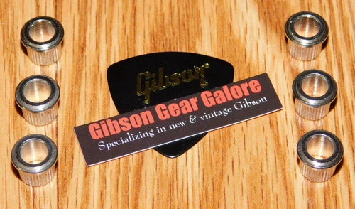 Gibson Historic Les Paul Tuner Ferrule Set 6 Reissue Kluson Peg R9 Guitar Parts