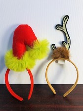 The Grinch  MAX Hair Headband Costume Who Stole Christmas Dr Seuss Santa Hat