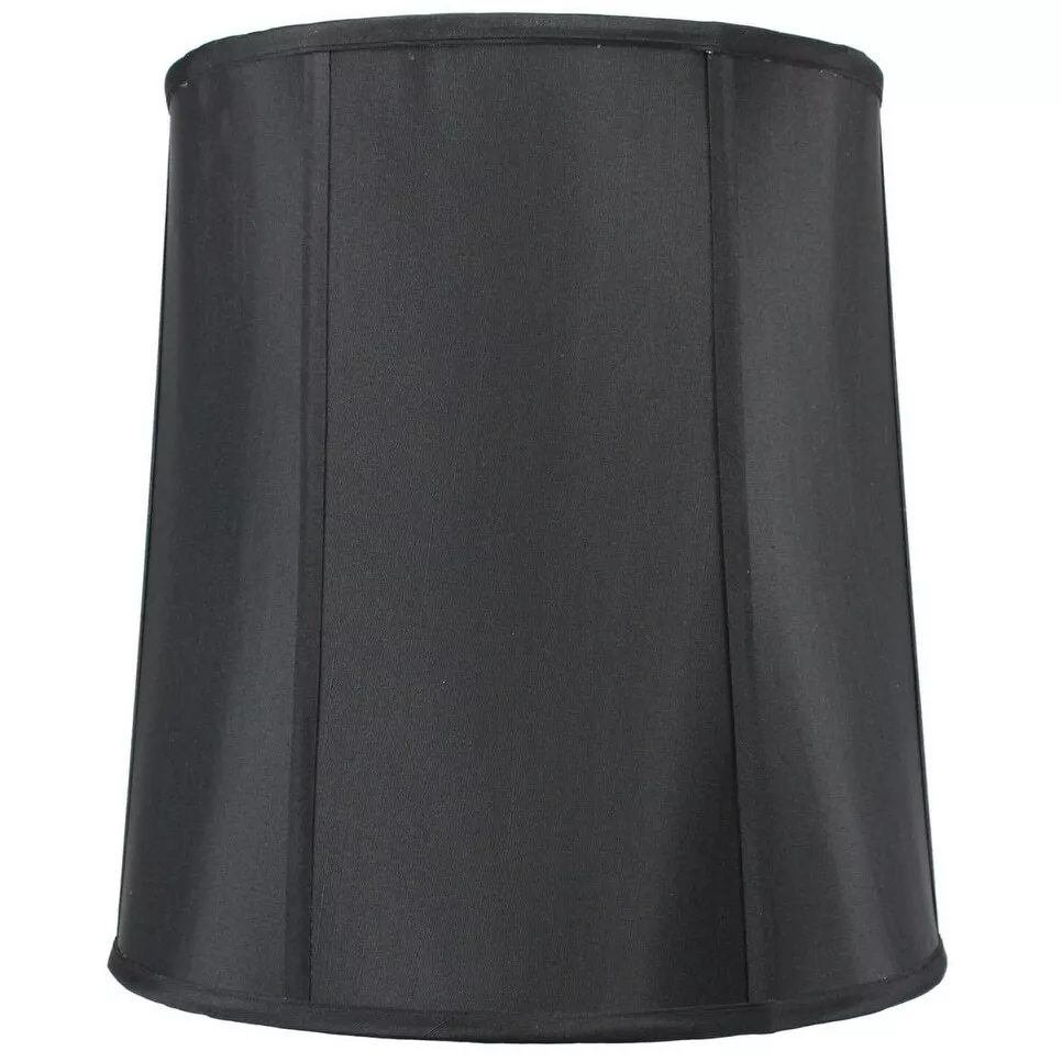 Black drum lamp sale shade gold lining