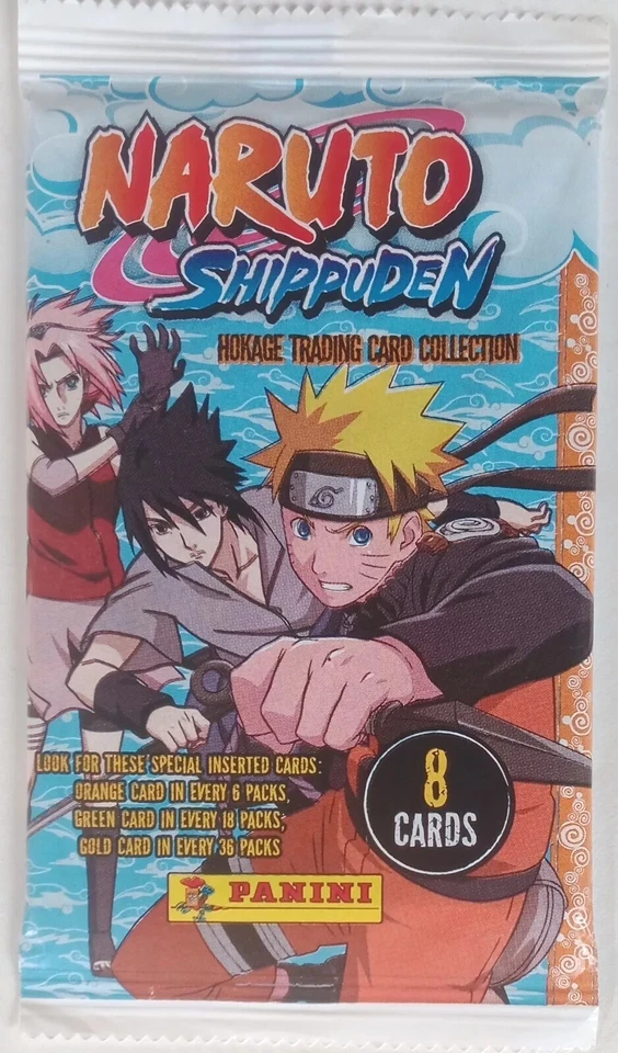 8 Paquets de Cartes Panini Naruto Shippuden NEUVES Hokage Trading Card 64 Cartes - Photo 2/3