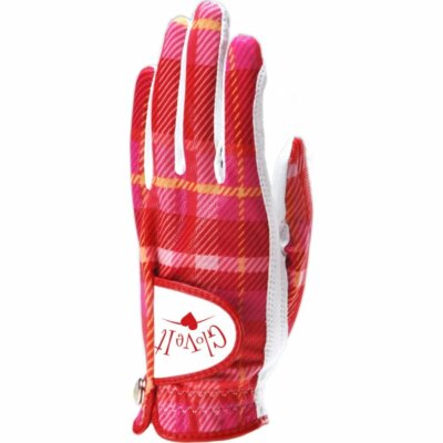 SALE NEU DAMEN HANDSCHUH IT LIMONCELLO KARIERT GOLFHANDSCHUH. GRÖSSE LARGE. 14,95£ bis 9,0£