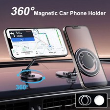 360 Magnetic Car Phone Holder Mount For MagSafe iPhone 15 14 13 12 ProMax