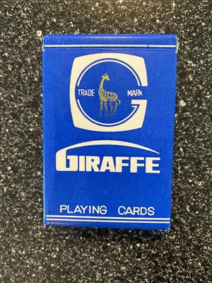 Vintage Complete Set Giraffe 800 Playing Cards Blue Box New Sealed