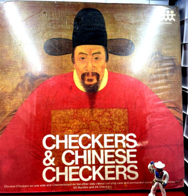 Rare Pressman~ Checkers & Chinese Checkers ~ New in Original Packaging #2253