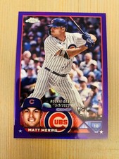 Matt Mervis 2023 Topps Chrome Update Rookie Debut Purple Refractor #’d /250 Rc
