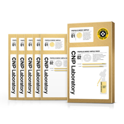 CNP PROPOLIS ENERGY AMPULE MASK 5 SHEETS - K Beauty