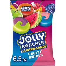 Jolly Rancher 2-in-1 Fruit Flavored Hard Candy, Bag 6.5 oz