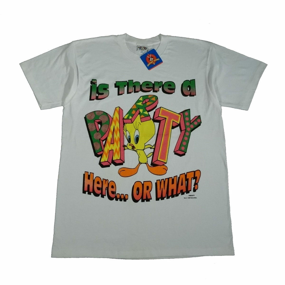 Tweety Bird T Shirt Party Vintage 90s Freeze Looney Tunes